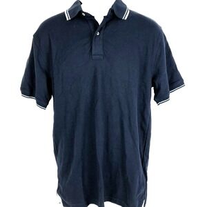 Steve & Barrys Polo Shirt Men M Blue Golf Activewear Dadcore